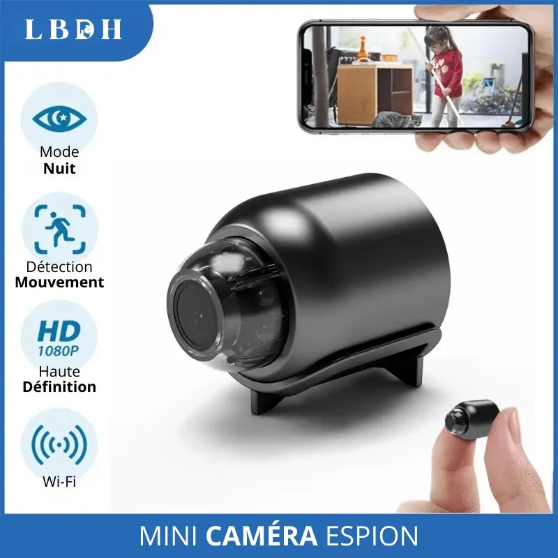 Mini Caméra Espion Wifi pour une surveillance Flexible